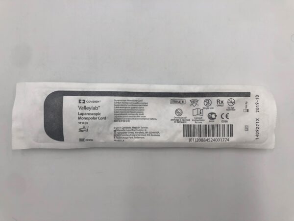 COVIDIEN E0510 Valleylab Laparoscopic Monopolar Cord 10ft (X)