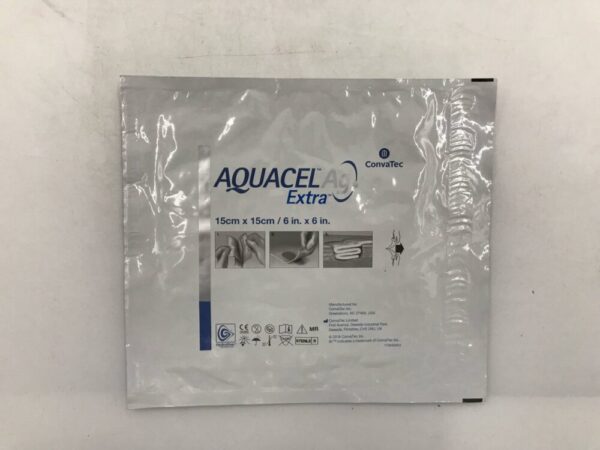 ConvaTec 420673 Aquacel Extra Dressing 6in x 6in / 15cm x 15cm (X)