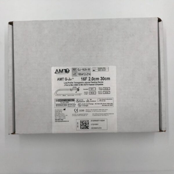 Applied Medical GJ-1620-30 AMT G-Jet Low-Profile Transgastric-Jejunal Feeding Device 16F 2.0cm (x)