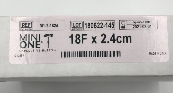 Applied Medical M1-2-1824 Mini One Capsule Low Profile Feeding Device 18F 2.4cm (x)