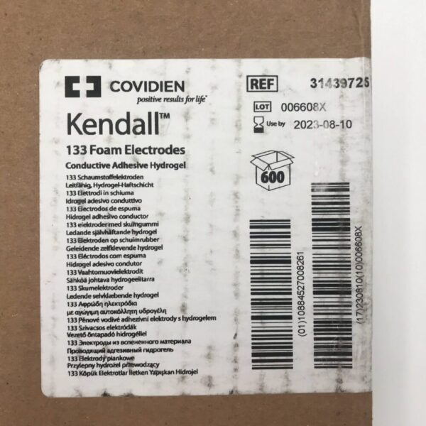 Covidien 31439725 Kendall 133 Foam Electrodes (600/Case)