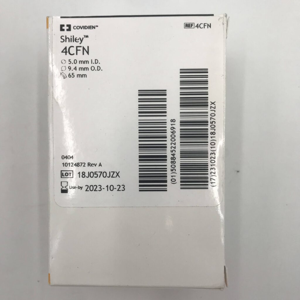 COVIDIEN 4CFN Shiley Tracheostomy Tube Cuffless With Inner Cannula