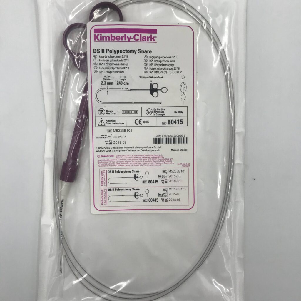 Kimberly-Clark 60415 DS II Polypectomy Snare, 2.3mm (x) - GB TECH USA