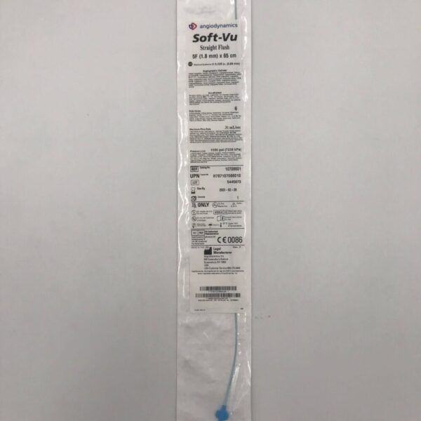 AngioDynamics 10708601 Soft-Vu Angiographic Catheter 5Fx 65cm  (x)