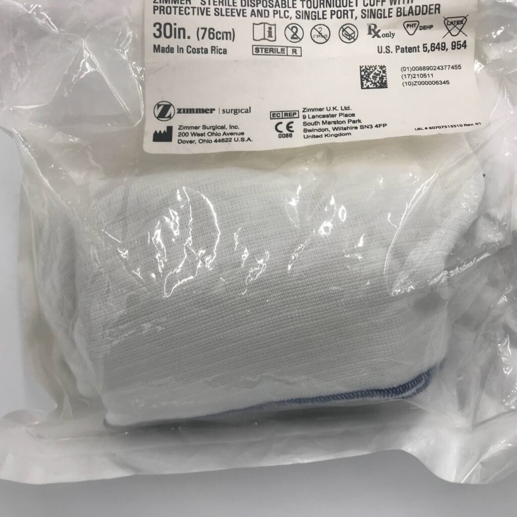 Zimmer 60707515500 Sterile Disposable Tourniquet Cuff w