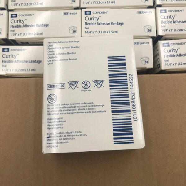 COVIDIEN 44109 Curity Flexible Adhesive Bandage Oval 3.2cm x 2.5cm (1200/Case)(X)