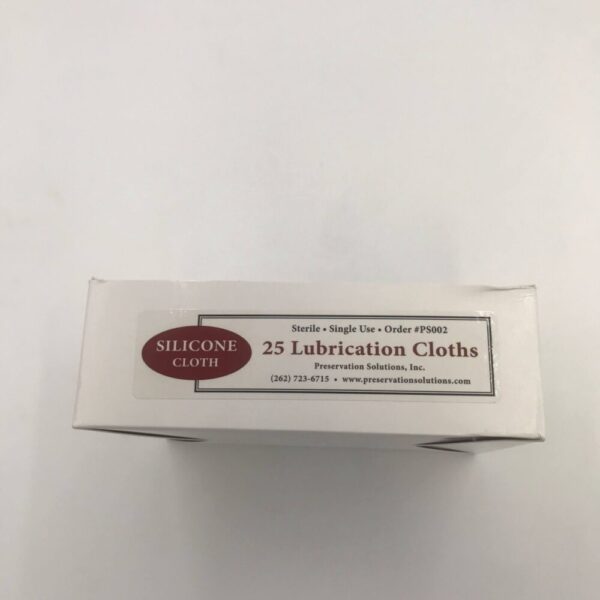 Preservation Solutions Inc. PS002 Silicone Lubrication Cloths (Box/25) (X)