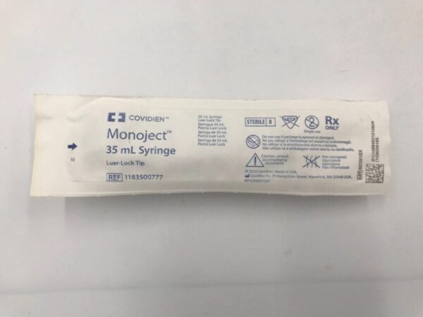 COVIDIEN 1183500777 Monoject 35ml Syringe Luer-Lock Tip (120/Case)
