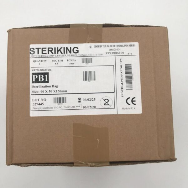 HEALTHMARK PB1 Sterilization Bag 90x50x150mm (1000/Cs)