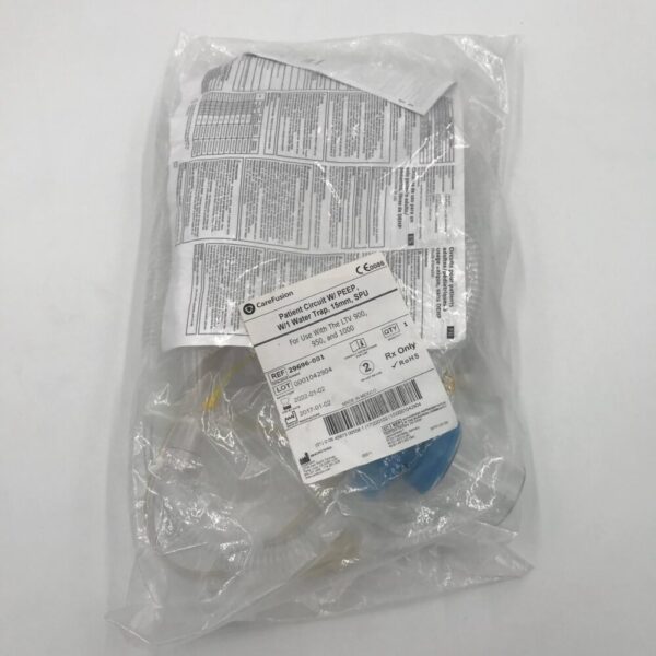 CareFusion 29696-001 Patient Circuit W/Peep W/1 Trap, 15mm, SPU (X)