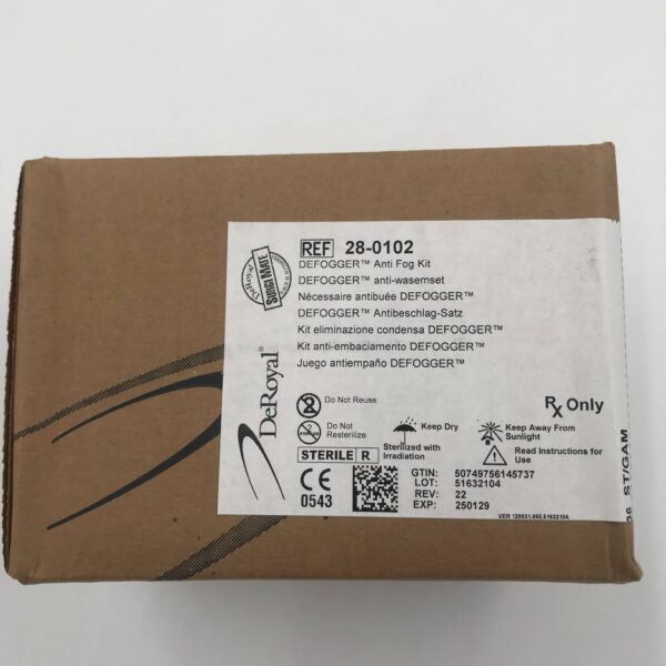 DeRoyal 28-0102 Defogger Anti Fog Kit (20/Box)