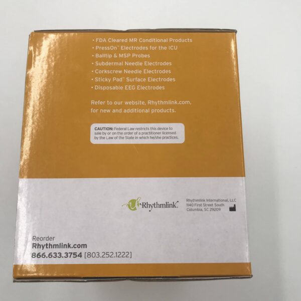 Rhythmlink DECUG15026 Disposable Sticky Pad Surface Electrodes Ground Pad 1.5m Green (39/Box)