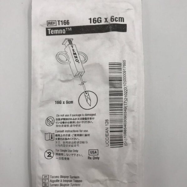 CareFusion T166 Temno Biopsy System 16G x 6cm (X)