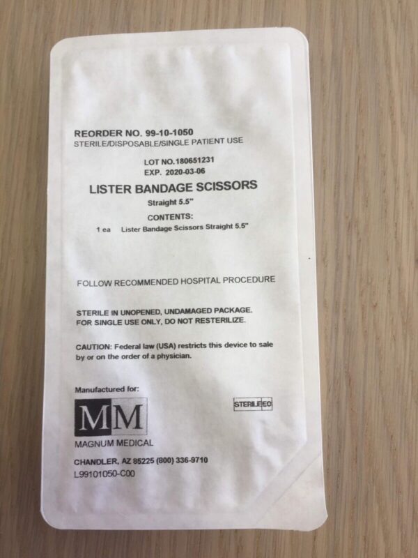 MAGNUM MEDICAL 99-10-1050 Lister Bandage Scissors (50/Case) (X)