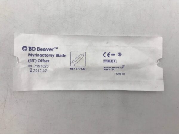 BVI 377120 Myringotomy Blade, Offset 45deg (X)