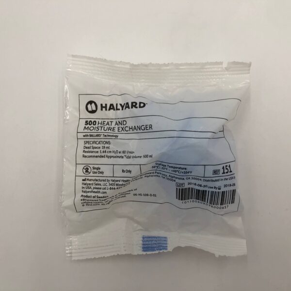 HALYARD 151 500 Heat And Moisture Exchanger (x)