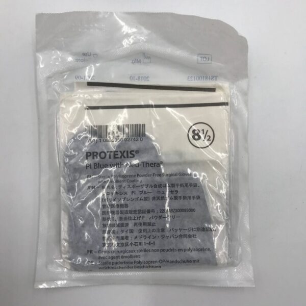 CARDINAL HEALTH 2D73EB85 Protexis PI Blue with Neu-Thera Gloves, size 8 1/2 (10/Lot)(x)