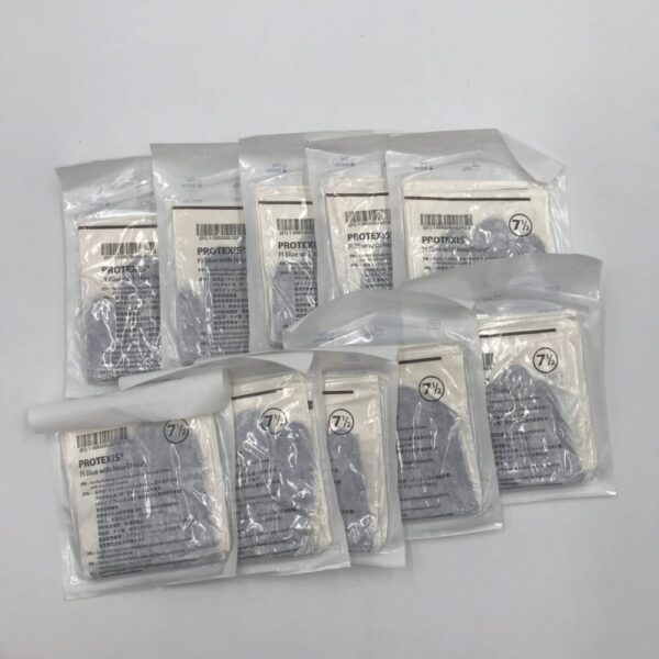 CARDINAL HEALTH 2D73EB75 Protexis PI Blue with Neu-Thera Gloves, size 7 1/2 (10/Lot) (x)