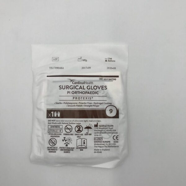 CARDINAL HEALTH 2D73HT90 Protexis Surgical Gloves PI Orthopaedic, Glove Size 9 (10/Lot)(x)