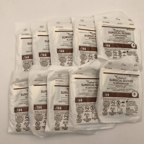CARDINAL HEALTH 2D73HT80 Protexis PI Orthopaedic Surgical Gloves, Glove Size 8 (10/Lot) (x)