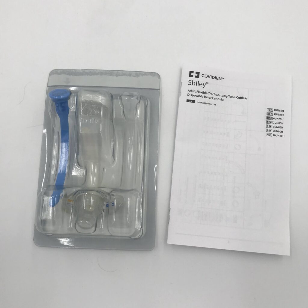 Covidien 5UN70H Shiley Adult Flexible Tracheostomy Tube Cuffless
