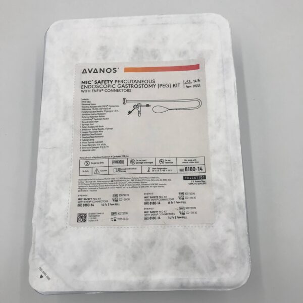 Avanos 8180-14 Mic* Safety Percutaneous Endoscopic Gastrostomy (Peg) Kit 14Fr (X)
