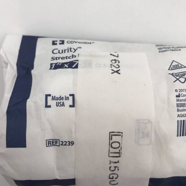 COVIDIEN 2239 Curity Stretch Bandage 1" x 75" (PKG/24)