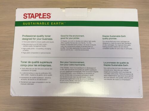 Staples SEB11AR Sustainable Earth Remanufactured Toner Cartridge - Image 2