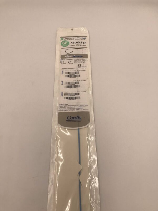 CORDIS 670-063-00 Vista BriteTip Guding Catheter XBLAD 4 SH (X)