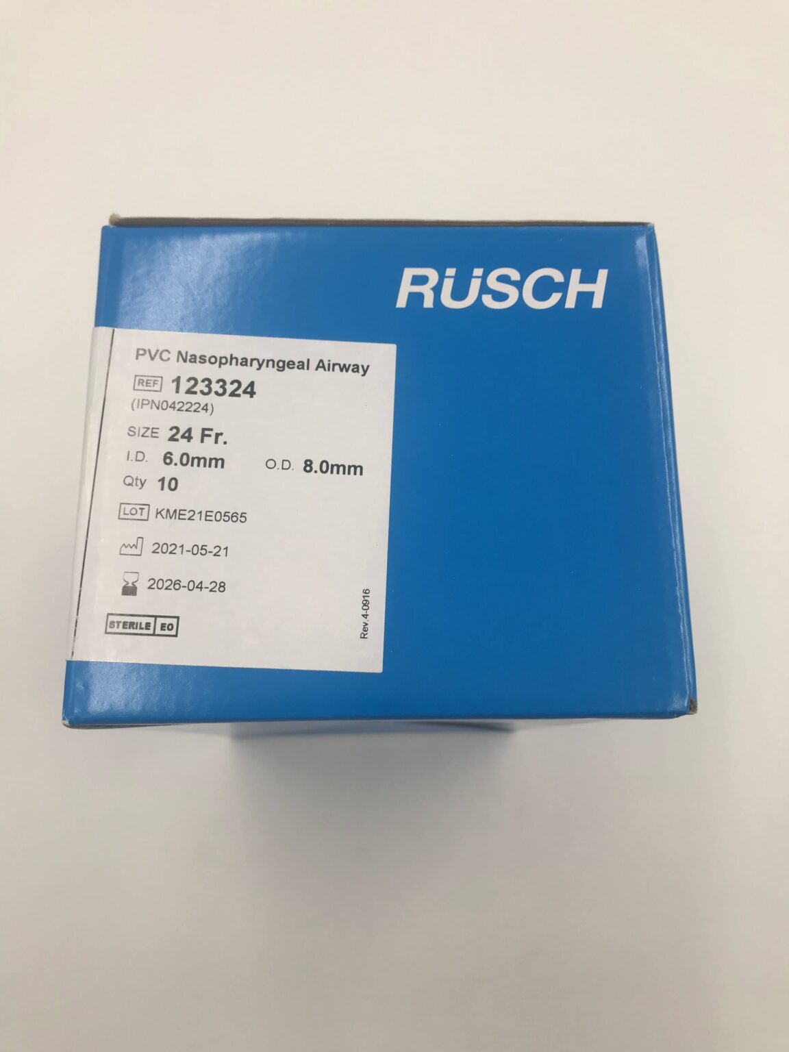 TELEFLEX 123324 PVC Nasopharyngeal Airway 24Fr (10/Box) - GB TECH USA