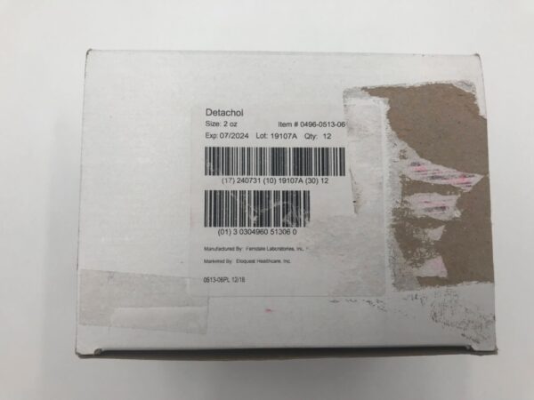 FERNDALE LABORATORIES 0496-0513-06 DETACHOL Adhesive Remover 2oz (12/Box)