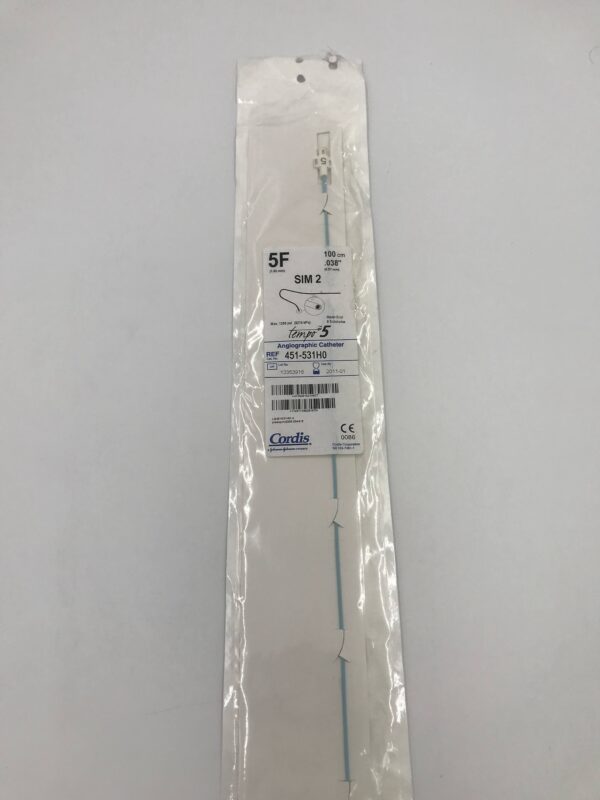 CORDIS 451-531H0 Tempo5 Angiographic Catheter SIM 2 5F 100cm (X)
