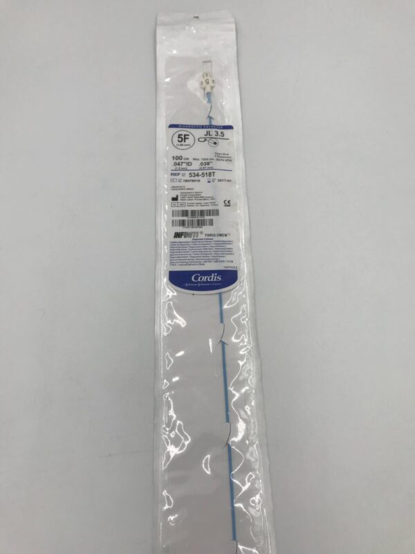 CORDIS 534-518T Infiniti Diagnostic Catheter JL 3.5 5F 100cm (X)