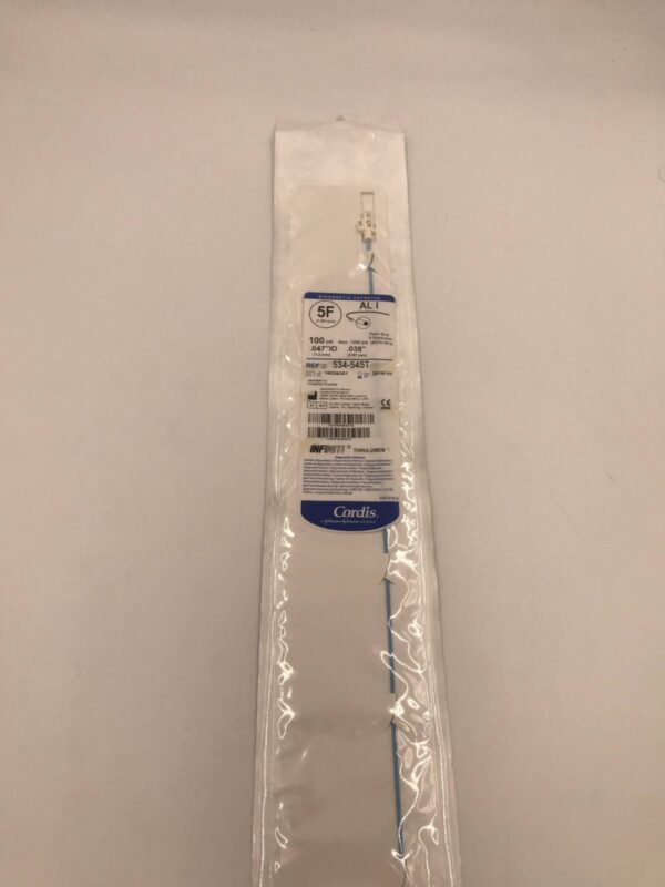 CORDIS 534-545T Infiniti Thrulumen Diagnostic Catheter AL I 5F (X)