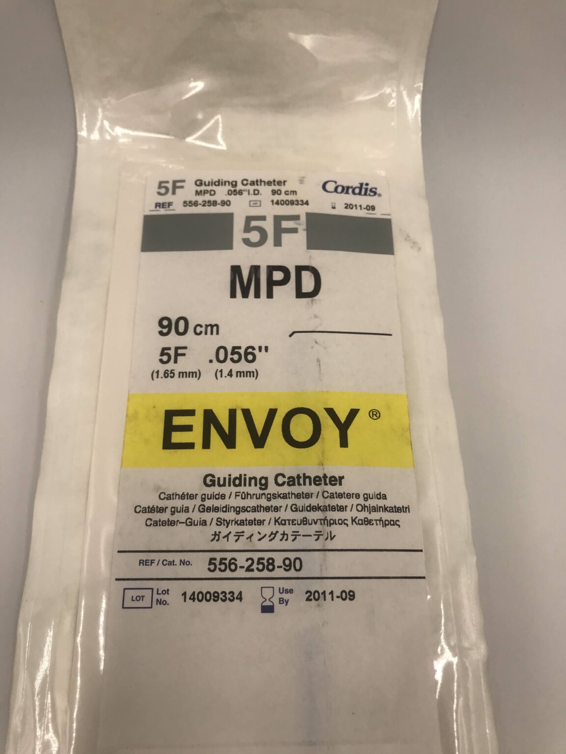 CORDIS 556-258-90 ENVOY Guiding Catheter MPD 5F (X) - GB TECH USA