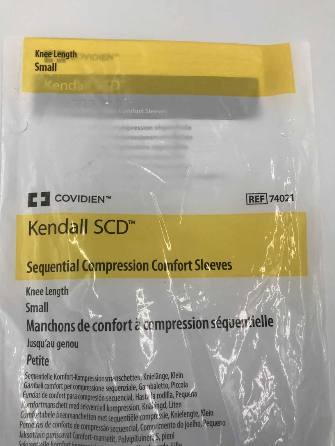 Covidien 74021 Kendall SCD Sequential Compression Comfort Sleeves