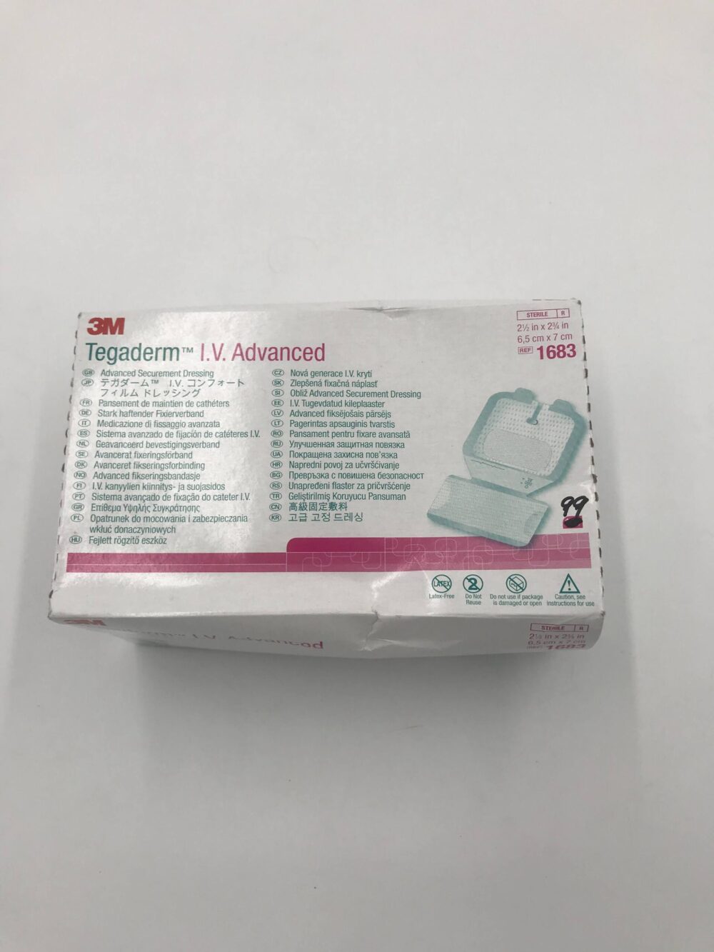 thumbnail image 2 of 3M 9132 Tegaderm Antimicrobial I.V. Advanced Securement Dressing 2 3/4\" X 3 3/8\" (25/Box) - GB TECH USA 2 of 13