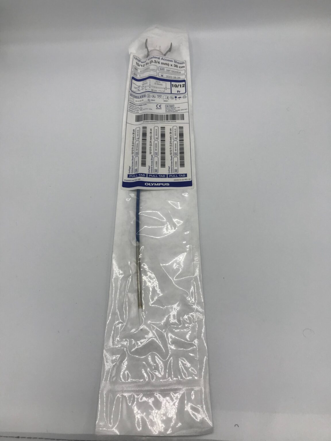Olympus 61038BX UroPass Ureteral Access Sheath 10/12Fr (3.3/4mm) x Olympus 61038BX UroPass Ureteral Access Sheath 10/12Fr (3.3/4mm) x