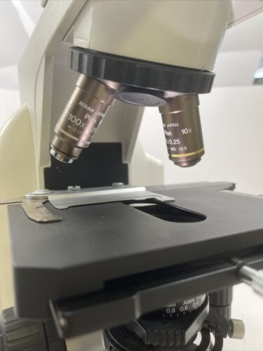 Nikon Microscope Eclipse E400 w/ 100X Objective And 10x Objective - Image 4