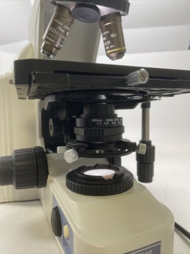 Nikon Microscope Eclipse E400 w/ 100X Objective And 10x Objective - Image 5