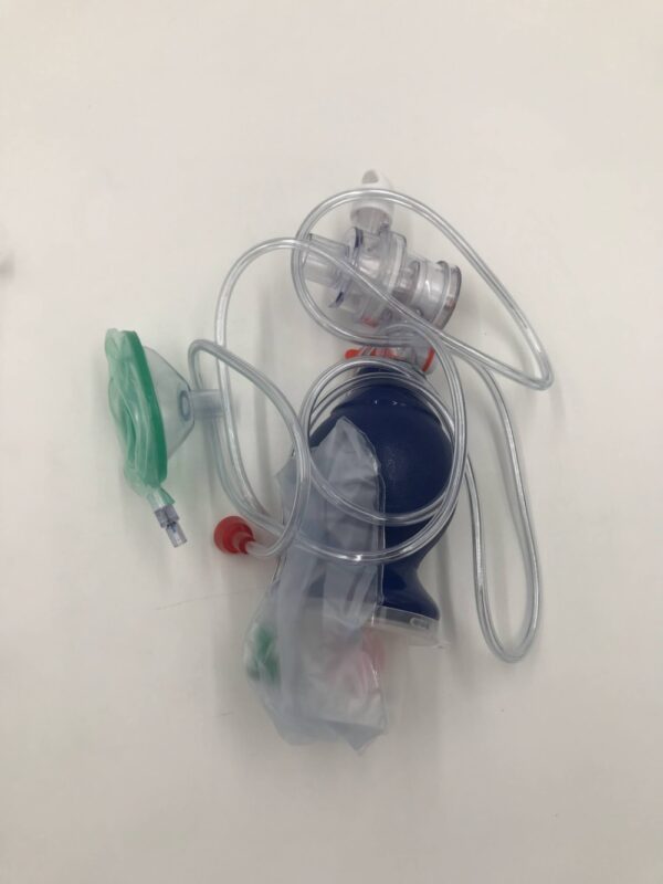 Ventlab BT2016 SunMed BreathTech Infant Bag with Mask, Inflatable O2 Bag Reservoir, Pop-Off and Manometer