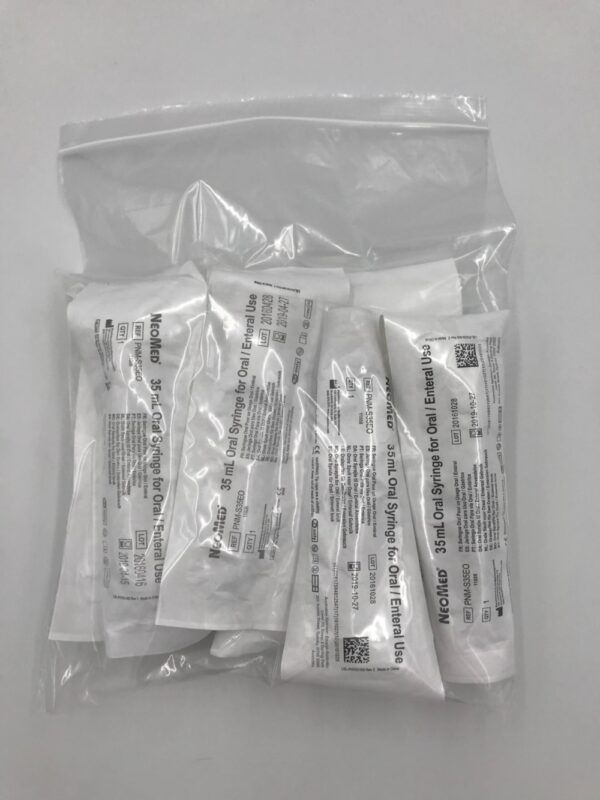 NeoMed PNM-S35EO 35mL Oral Syringe for Oral/Enternal Use (8/Lot) (X)