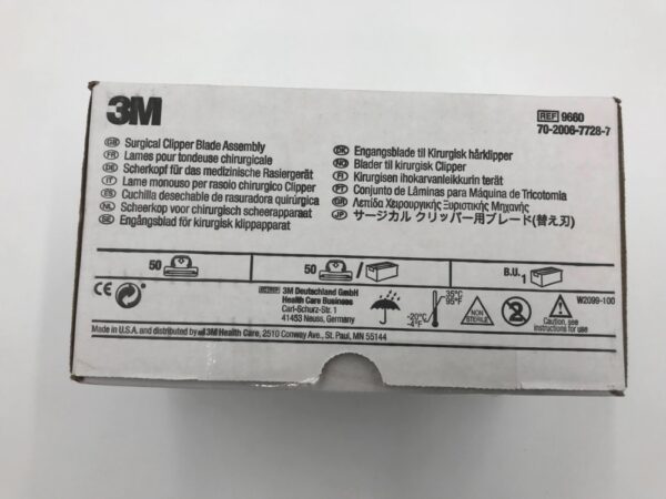 3M 9660 Surgical Clipper Blade Assembly (50/Box)