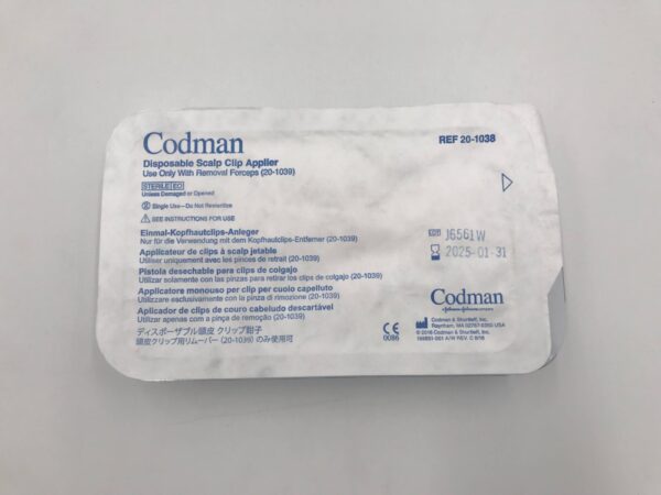 Codman 20-1038 Disposable Scalp Clip Applier
