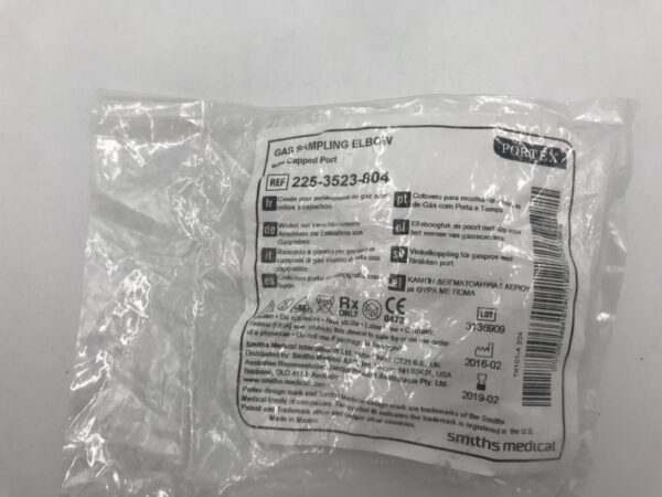 SMITHS MEDICAL 225-3523-804 Portex Gas Sampling Elbow w/ Capped Port (X)