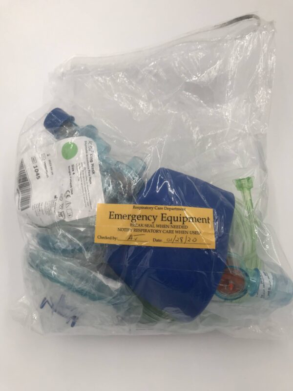 MERCURY MEDICAL 10-55073 Adult CPR Bag Disposable Manual Resuscitator