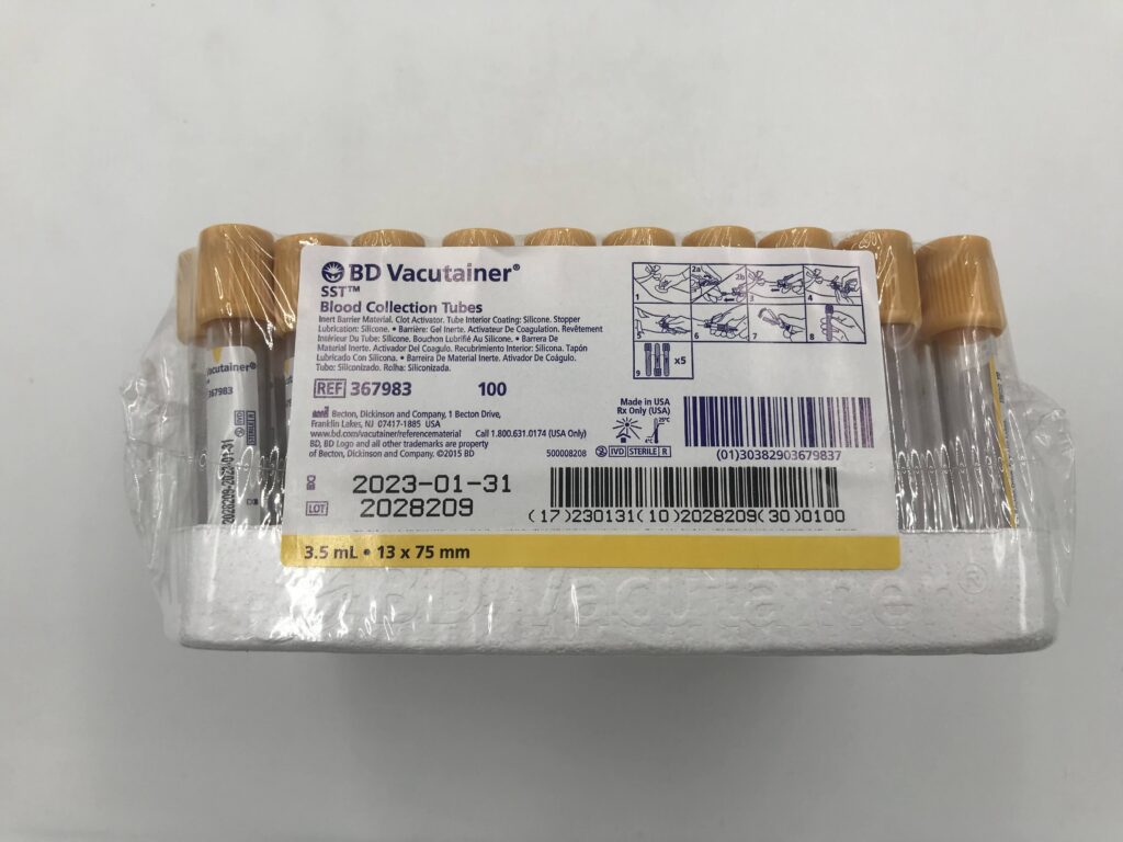 BD 367983 SST Blood Collection Tubes (100/Pkg) (X) - GB TECH USA, image size:1024x768