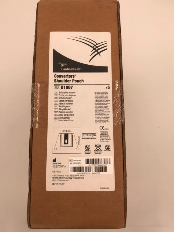CARDINAL HEALTH D1067 Convertors Shoulder Pouch 36in x 29in (5/Case)