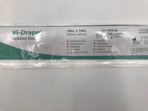 CARDINAL HEALTH D5510 Vi-Drape Isolation Bag 18in x 18in (10/Box)