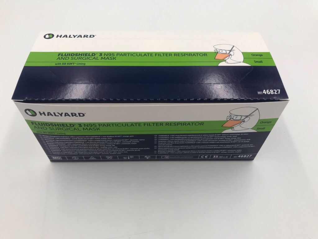 HALYARD 46827 FluidShield 3 N95 Particulate Filter Respirator